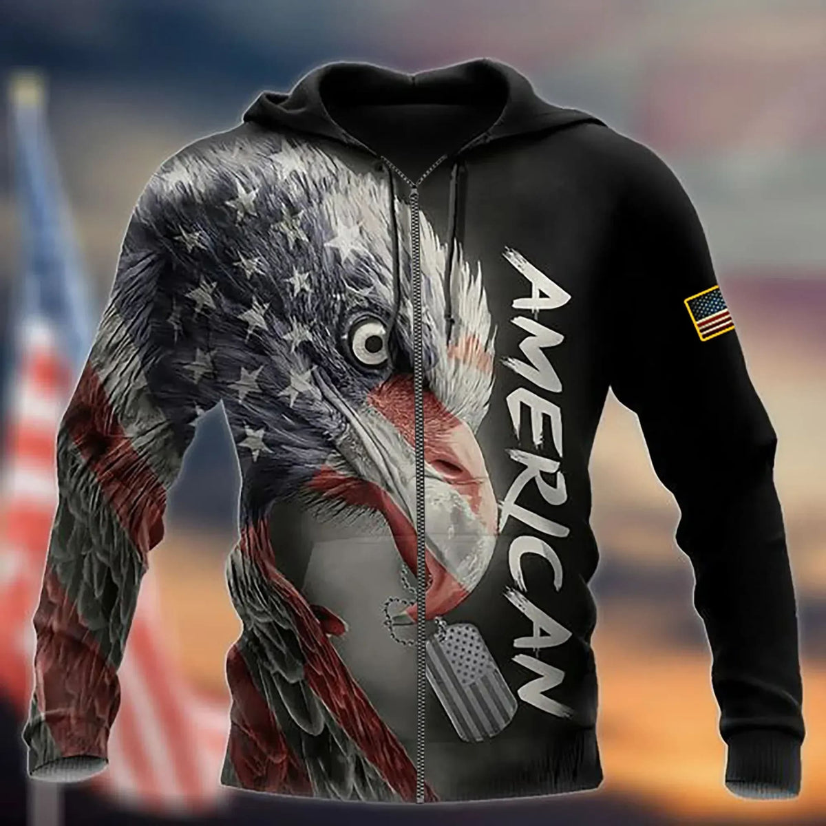 Premium Unique Veteran Zip Hoodie Ultra Soft and Comfort NTK1071MD